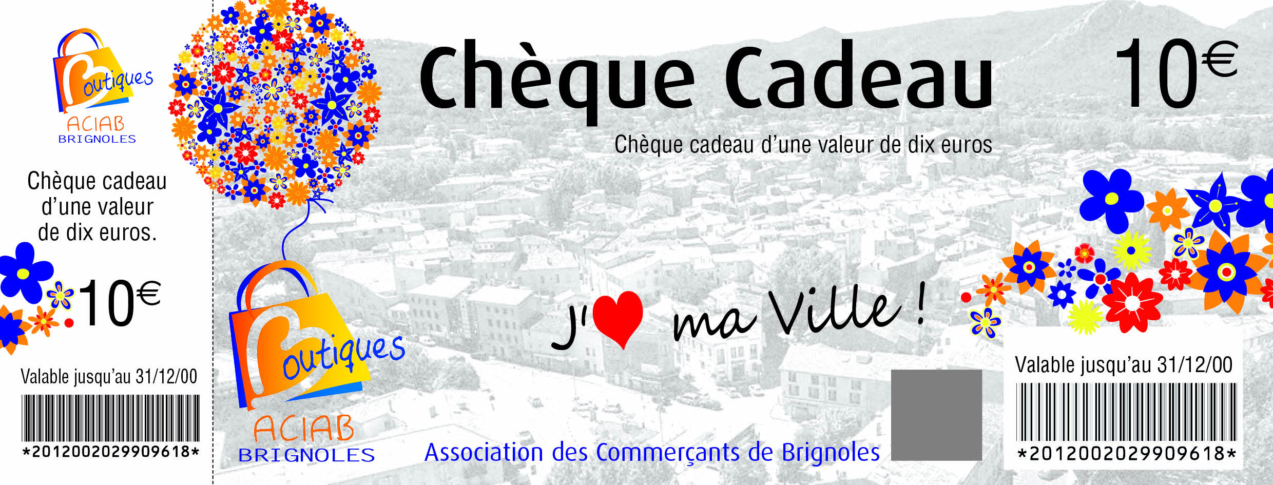 Chèque Cadeau local – ACIAB Brignoles
